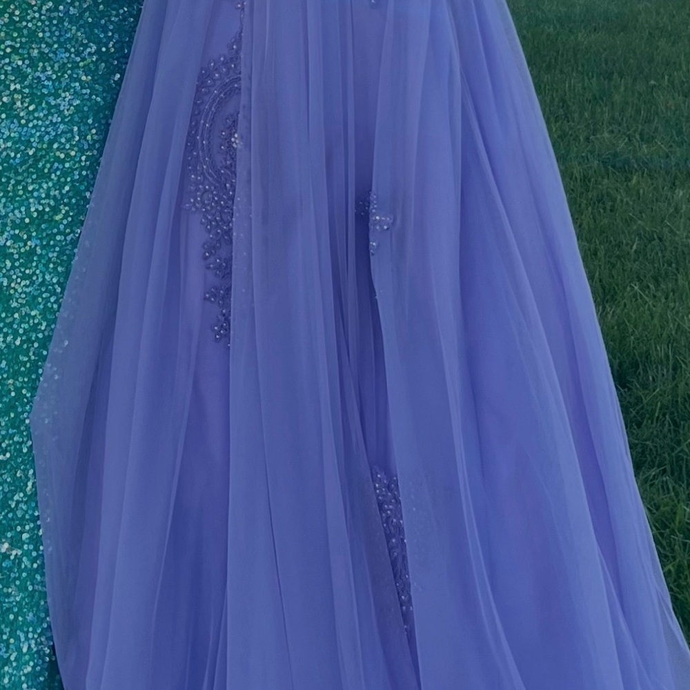 Elegant Sequin and Chiffon Prom Dress